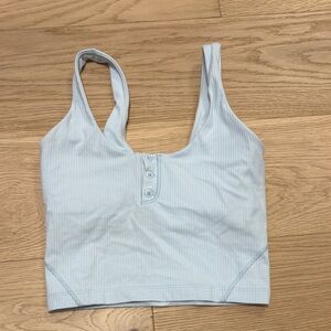lululemon athletica Light Blue Tank Top